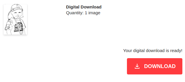 FotoMedley order confirmation download screen